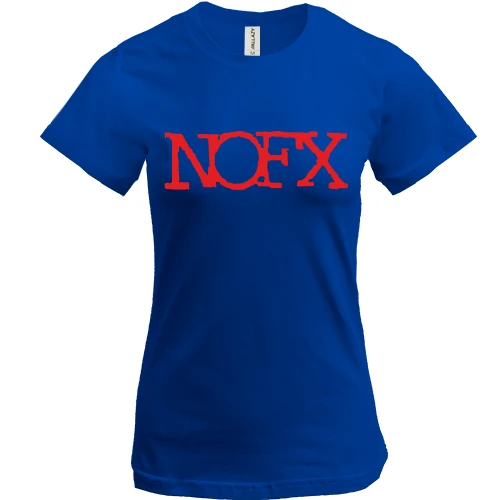 Женская футболка, Черный, NOFX