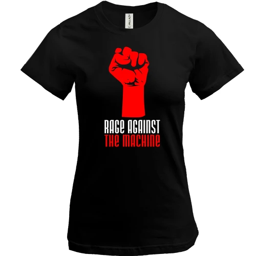 Женская футболка, Черный, Rage Against the Machine