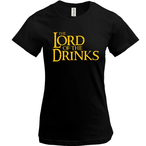 Женская футболка Lord of The Drinks