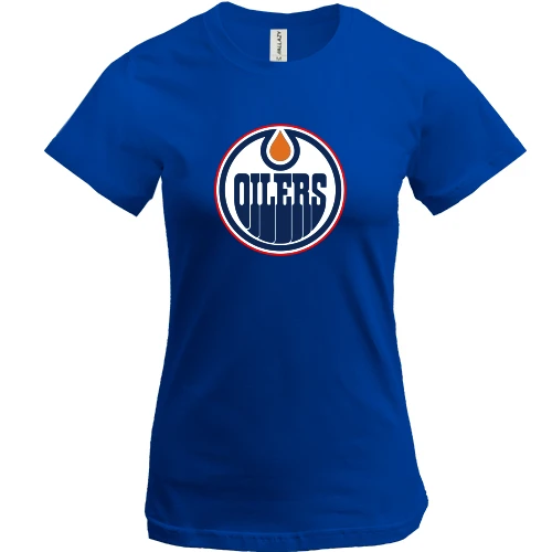 Женская футболка Edmonton Oilers