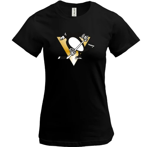 Жіноча футболка, чорний, Pittsburgh Penguins