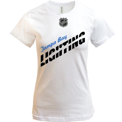 Женская футболка, Белый, Tampa Bay Lightning 2
