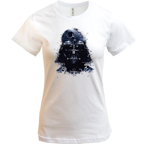 Женская футболка, Белый, Star Wars Identities (Darth Vader)