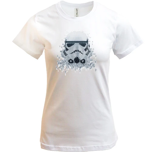 Женская футболка, Белый, Star Wars Identities (troopers)
