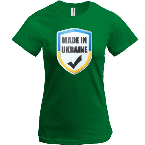 Женская футболка, Зеленый, Made in Ukraine (UA)