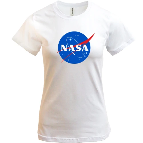 Женская футболка, Белый, NASA