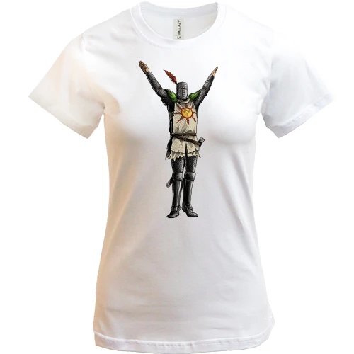 Женская футболка, Белый, Dark Souls (2)