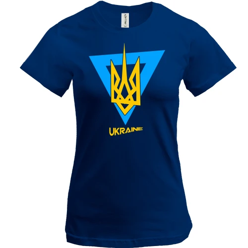 Женская футболка, Синий, Ukrman Style