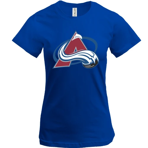 Женская футболка Colorado Avalanche