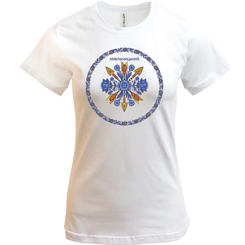Жіноча футболка, білий, Хмельницький (UCU)