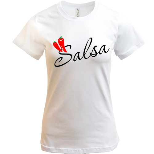 Жіноча футболка, білий, Salsa
