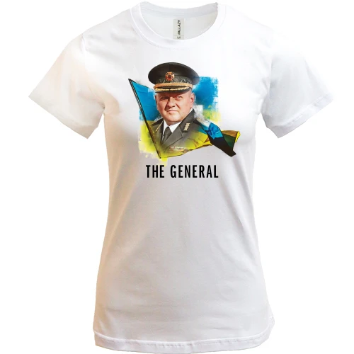 Женская футболка, Белый, Залужный - The General