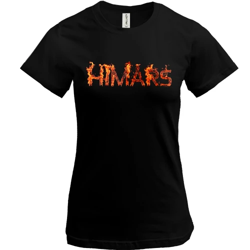 Жіноча футболка, Чорний, HIMARS Вогонь