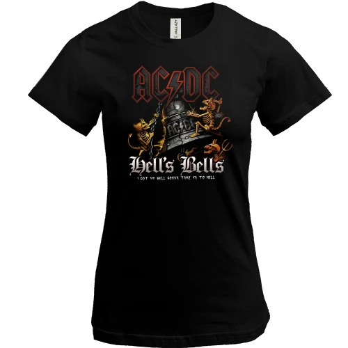 Женская футболка "AC DC"