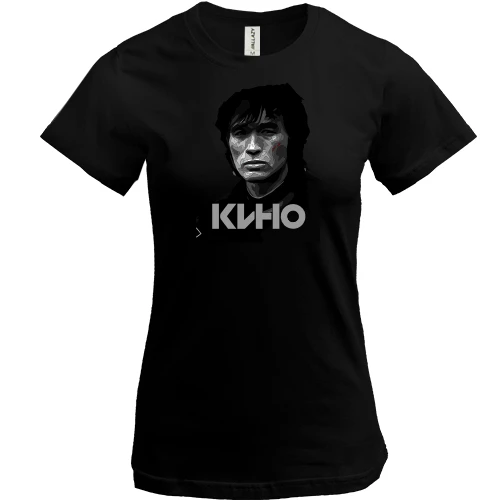Женская футболка "Кино - В. Цой"