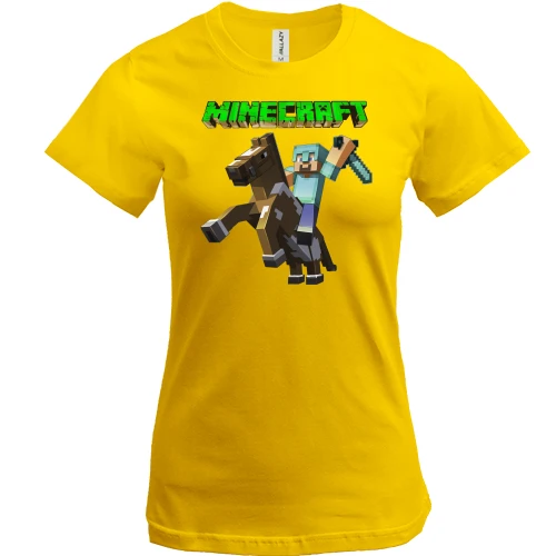 Жіноча футболка "Minecraft Horse"