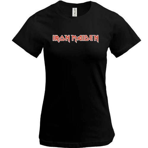 Женская футболка, Черный, Iron Maiden к