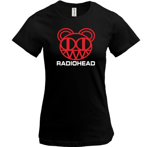 Жіноча футболка, Чорний, Radiohead