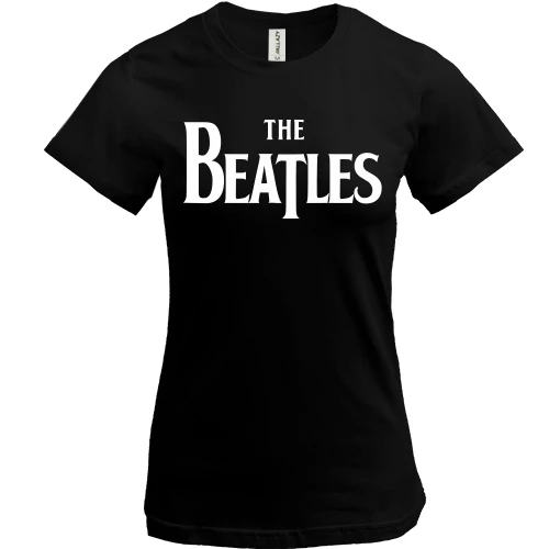 Жіноча футболка, Чорний, The Beatles 2