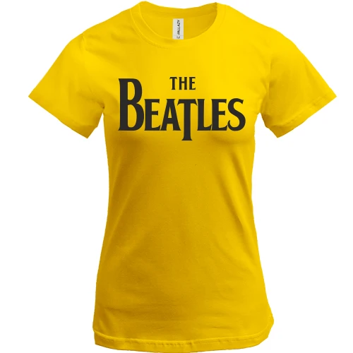 Женская футболка, Желтый, The Beatles