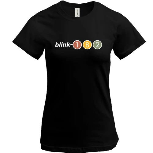 Женская футболка, Черный, Blink 182 2