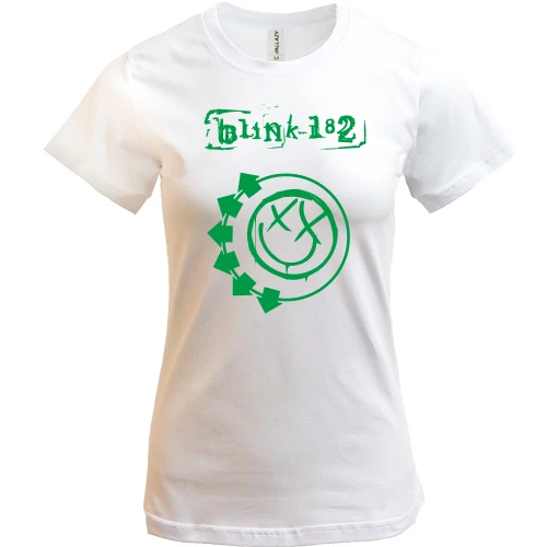 Женская футболка Blink 182 smile