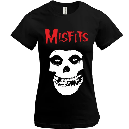 Жіноча футболка, Чорний, Misfits
