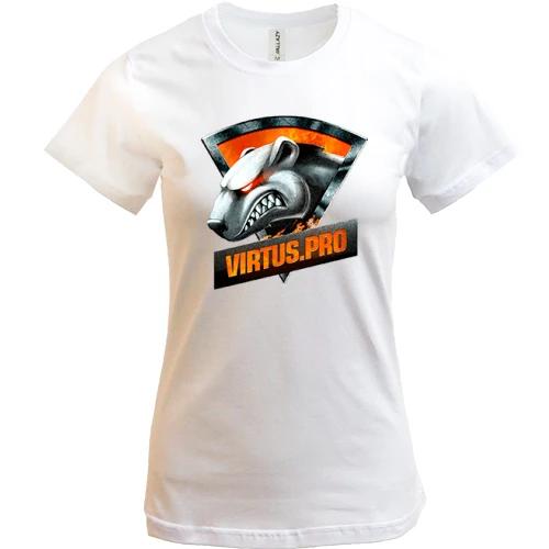 Женская футболка, Белый, Virtus.pro HD