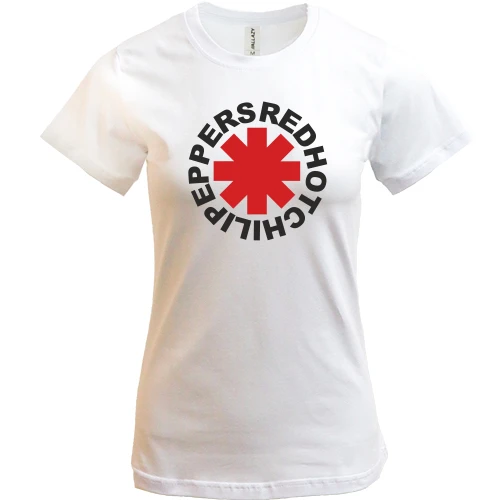 Женская футболка, Белый, Red Hot Chili Peppers