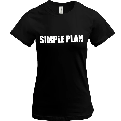 Женская футболка, Черный, Simple Plan