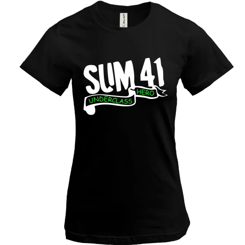 Женская футболка, Черный, Sum 41 (2)