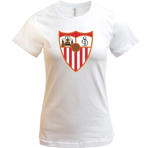 Женская футболка, Белый, FC Sevilla (Севилья)