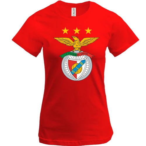 Жіноча футболка, Червоний, FC Benfica (Бенфіка)