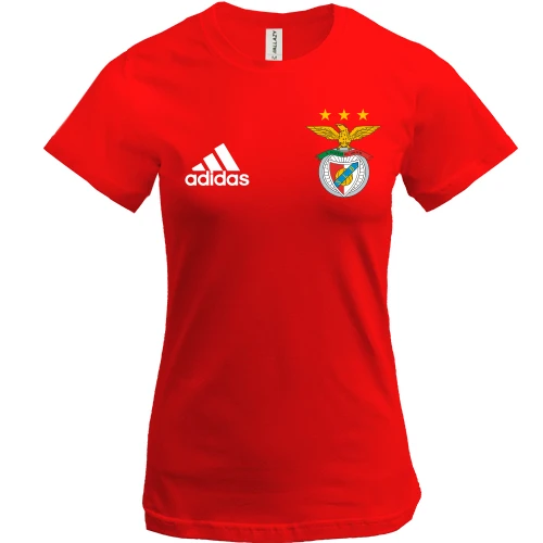 Жіноча футболка, Червоний, FC Benfica (Бенфіка) mini