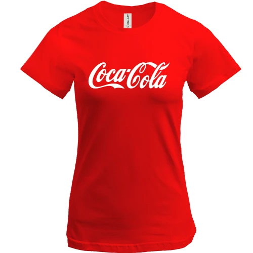 Женская футболка, Красный, Coca-Cola