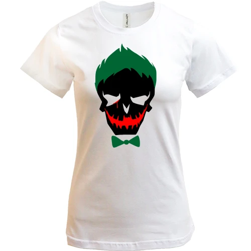 Женская футболка, Белый, Джокер (Suicide Squad)
