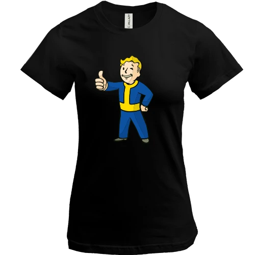 Женская футболка, Черный, fallout boy
