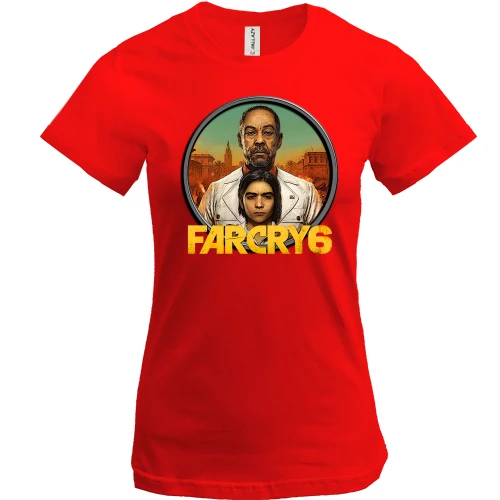 Женская футболка, Красный, Far Cry 6
