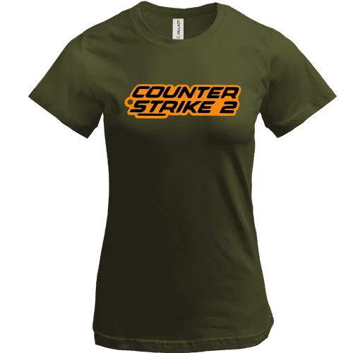 Женская футболка, Черный, Counter Strike 2