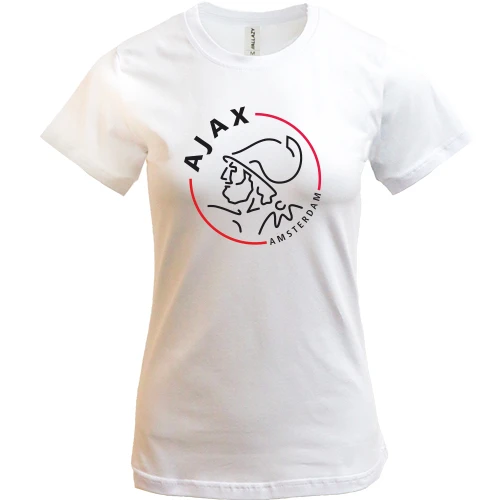 Жіноча футболка, Білий, Ajax (Аякс)