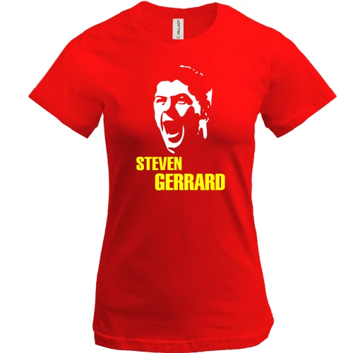 Жіноча футболка, Червоний, Gerrard силует