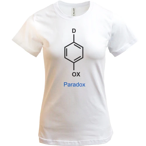 Женская футболка, Белый, Леонарда Paradox