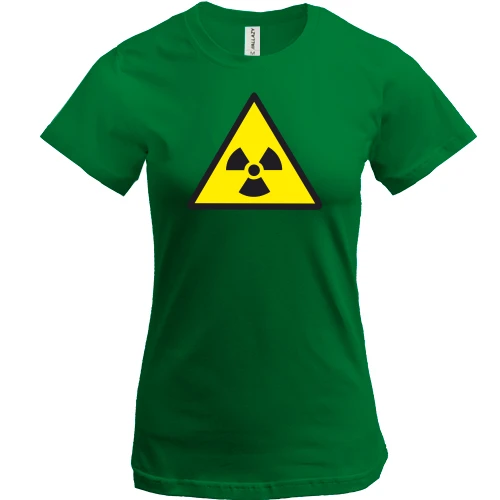 Жіноча футболка, Зелений, Леонарда Radioactive