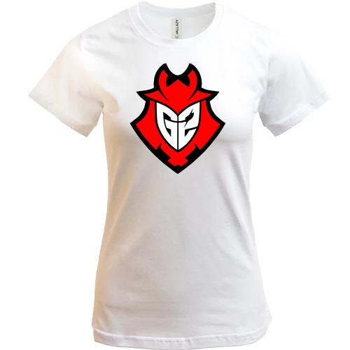 Женская футболка, Белый, G2 eSports