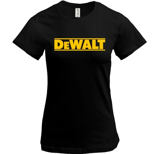 Женская футболка, Черный, DeWalt