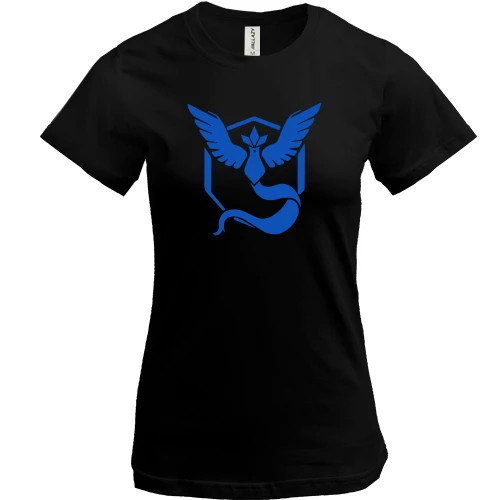 Женская футболка, Черный, Team Mystic