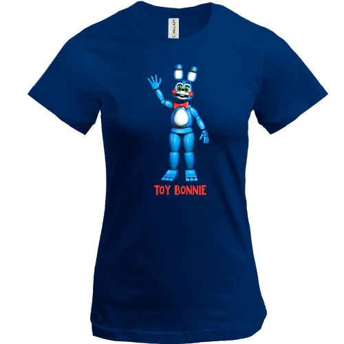 Женская футболка, Синий, Five Nights at Freddy’s (Toy Bonnie)