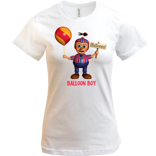 Женская футболка, Синий, Five Nights at Freddy’s (Balloon Boy)