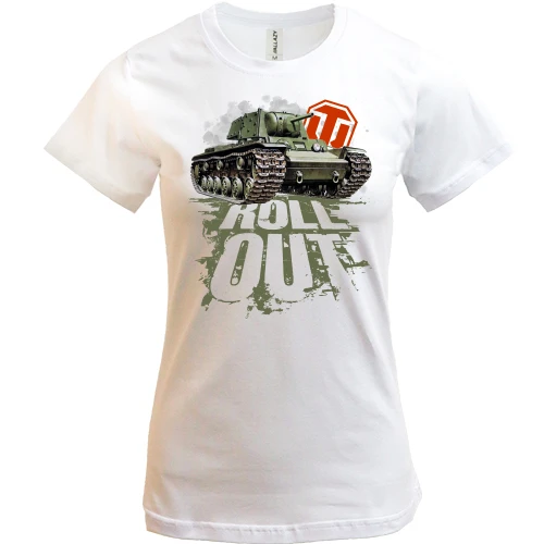 Женская футболка WOT - Roll out
