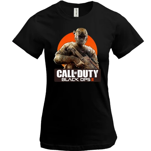 Женская футболка, Белый, COD Black Ops 2